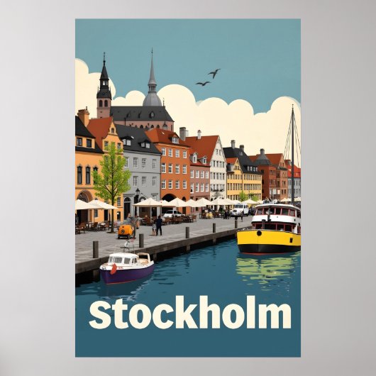 Stockholm Schweden Poster (Vorne)