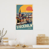 Stockholm Schweden Poster (Küche)