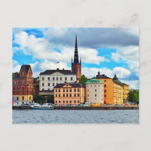 Stockholm, Schweden Postkarte (Vorderseite)