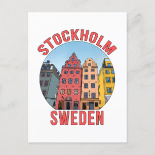 Stockholm Schweden Postkarte