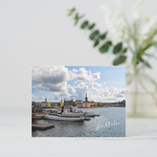 Stockholm Schweden Postkarte (Stehend Vorderseite)