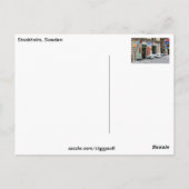Stockholm, Schweden Postkarte (Rückseite)