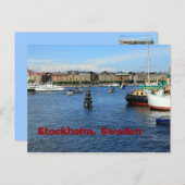 Stockholm, Schweden Postkarte (Vorne/Hinten)