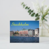 Stockholm Schweden Postkarte (Stehend Vorderseite)