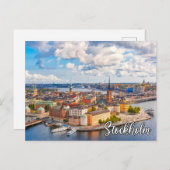 Stockholm, Schweden Postkarte (Vorne/Hinten)