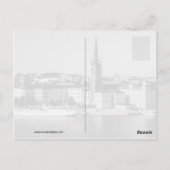 Stockholm, Schweden Postkarte (Rückseite)