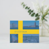 Stockholm - Schweden Postkarte (Stehend Vorderseite)
