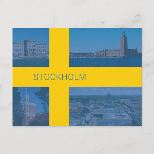 Stockholm - Schweden Postkarte (Vorderseite)