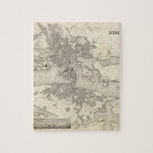 Stockholm, Schweden Puzzle (Vertikal)