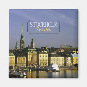 Stockholm Schweden Reisen Foto Kühlschrankmagnet