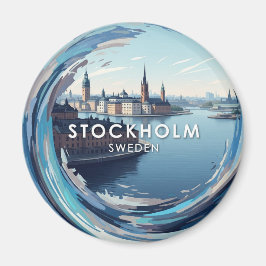 Stockholm Schweden Reisen Magnet