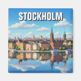 Stockholm Schweden Reisen Magnet