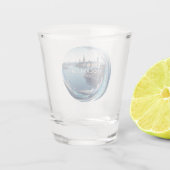 Stockholm Schweden Reisen Schnapsglas (Rückseite)