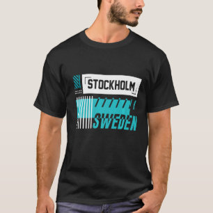 Stockholm Schweden Reisen Stadt Tourismus T-Shirt