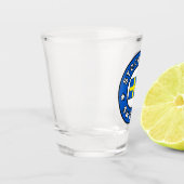 Stockholm Schweden Schnapsglas (Links)