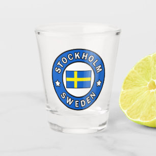 Stockholm Schweden Schnapsglas