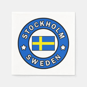 Stockholm Schweden Serviette