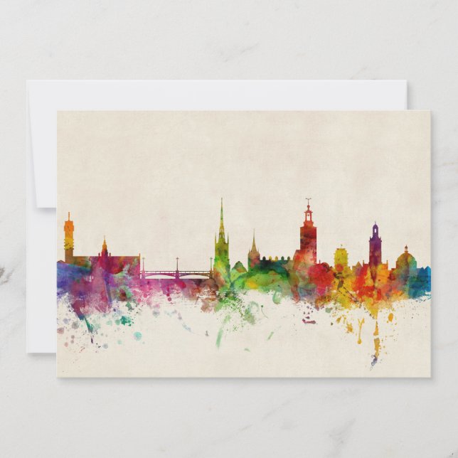 Stockholm Schweden Skyline (Vorderseite)