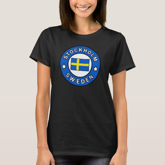 Stockholm Schweden T-Shirt (Vorderseite)