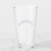 Stockholm, Schweden Vintag Arch Glas (Rückseite)