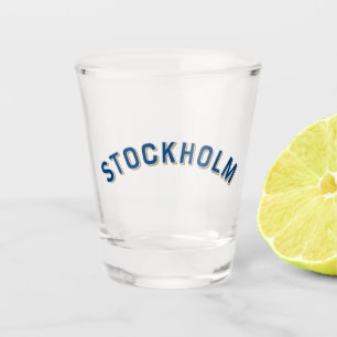 Stockholm, Schweden Vintag Arch Schnapsglas