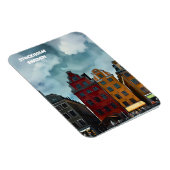 Stockholm Schweden - Vintager Magnet (Rechte Seite)