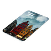 Stockholm Schweden - Vintager Magnet (Linke Seite)