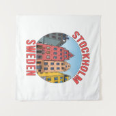 Stockholm Schweden Wandteppich (Vorderseite (Horizontal))