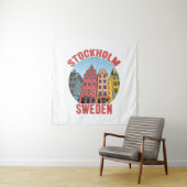 Stockholm Schweden Wandteppich (Beispiel)