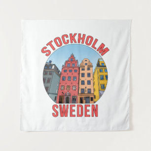 Stockholm Schweden Wandteppich