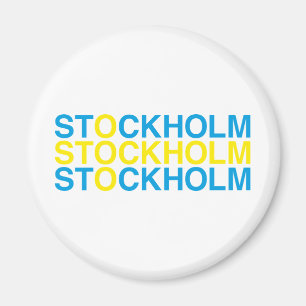 STOCKHOLM Schwedische Flagge Magnet
