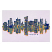 Stockholm Skyline Poster (Vorderseite)
