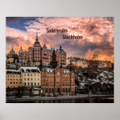Stockholm, Sodermalm Island Poster (Vorne)