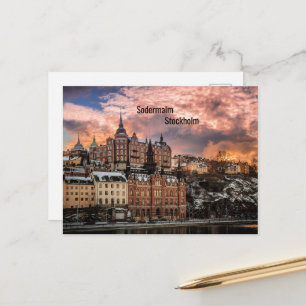 Stockholm, Sodermalm Island Postkarte