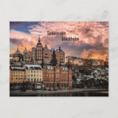 Stockholm, Sodermalm Island Postkarte (Vorderseite)