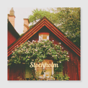 Stockholm, Södermalm, Schweden Magnetkarte