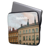 Stockholm Södermalm Stadtansicht Laptopschutzhülle (Vorderseite Links)