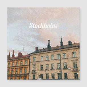 Stockholm Södermalm Stadtansicht Magnetkarte