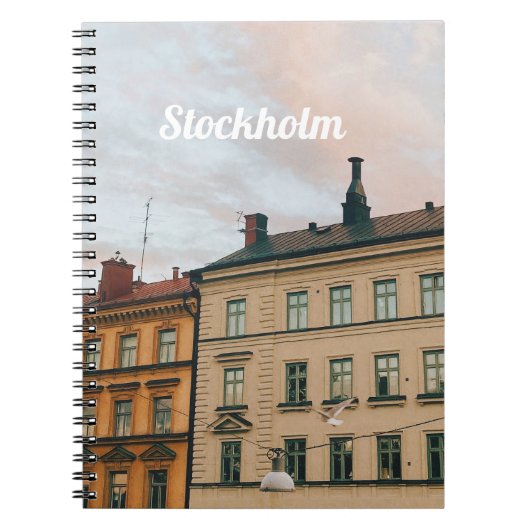 Stockholm Södermalm Stadtansicht Notizblock (Vorderseite)