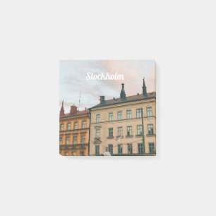 Stockholm Södermalm Stadtansicht Post-it Klebezettel