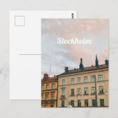 Stockholm Södermalm Stadtansicht Postkarte (Vorne/Hinten)