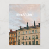Stockholm Södermalm Stadtansicht Postkarte (Vorderseite)