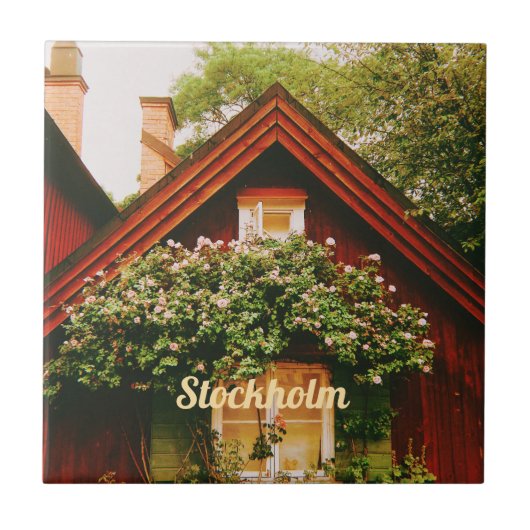 Stockholm, Södermalm, Sweden Fliese (Vorderseite)