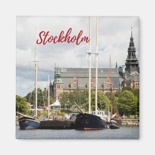 Stockholm Souvenir Magnet (Vorne)
