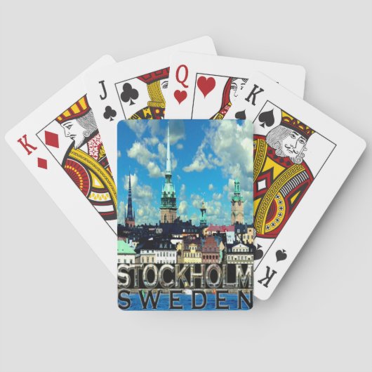 Stockholm Spielkarten (Rückseite)