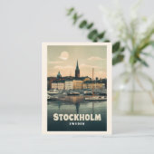 Stockholm Sweden Postkarte (Stehend Vorderseite)