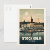 Stockholm Sweden Postkarte (Vorne/Hinten)