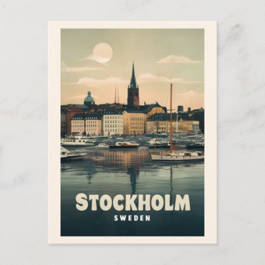 Stockholm Sweden Postkarte (Vorderseite)