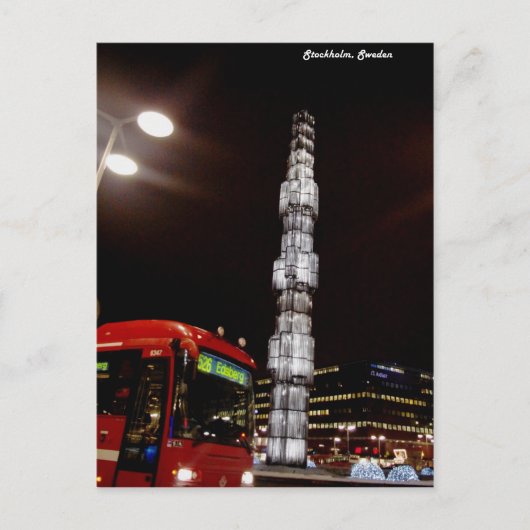 Stockholm, Sweden Postkarte (Vorderseite)