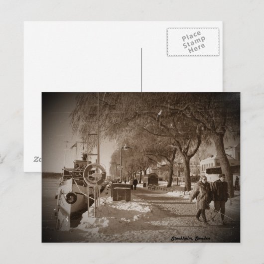 Stockholm, Sweden Postkarte (Vorne/Hinten)